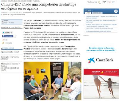 Climate-KIC suma competicin de startups ecolgicas al Festival europeo de innovacin                                       
 
    