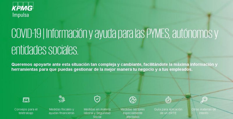 KPMG Impulsa - #teayudamos  Informacin y ayuda para las PYMES, autnomos y entidades sociales