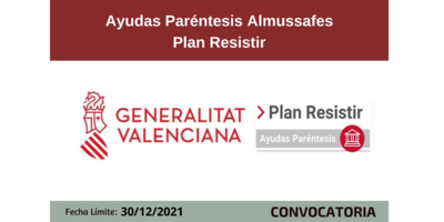 Bases convocatoria ayudas plan resistir Almussafes