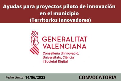 Ayudas proyectos piloto innovacin en municipios