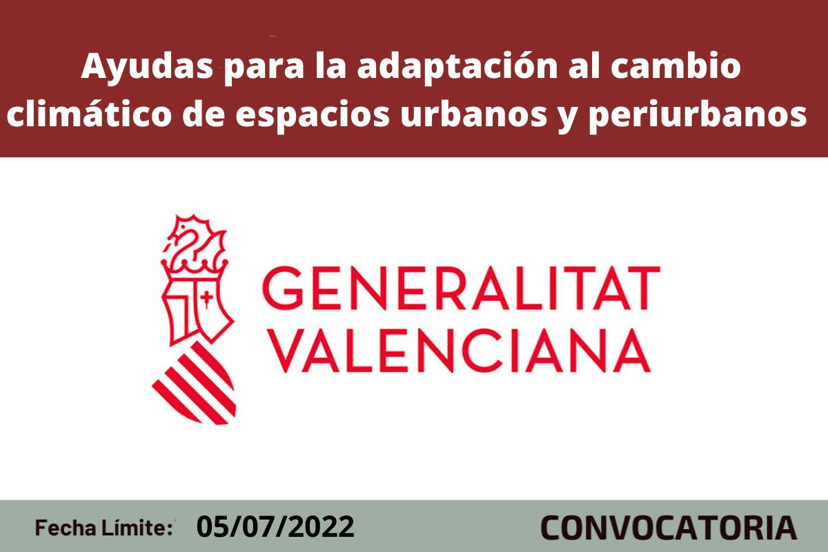 Ayudas para los municipios valencianos con menos de 100.000 habitantes para la adaptación al cambio climático