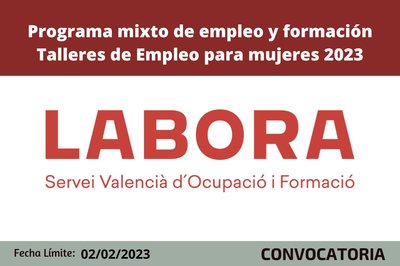 Talleres de Empleo para mujeres 2023