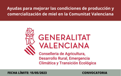 Ayudas para mejorar las condiciones de producción y comercialización de miel CV