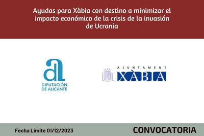 Ayudas para Xbia con destino a minimizar el impacto econmico de la crisis de la invasin de Ucrania