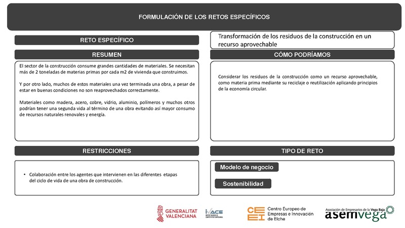 Transformación de los residuos de la construcción en un recurso aprovechable