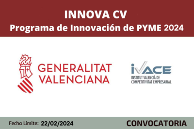 Programa de Innovaci�n de PYME (INNOVA-CV) 2024