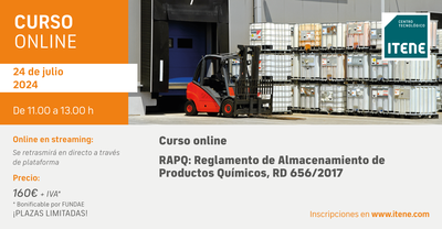 Curso Online  Reglamento de Almacenamiento de Productos Qumicos, RD 656/2017