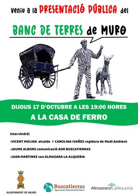 Presentación del banco de tierras de Muro de Alcoy
