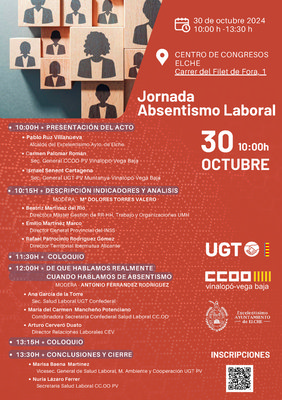 Jornada sobre absentismo laboral