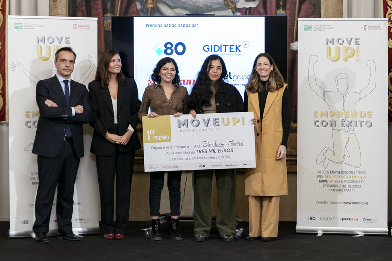 El programa de emprendimiento Move up! premia a La Simulacin-Genkoa, PsAIcoTools y Cirural en su novena edicin