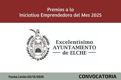 Premios a la Iniciativa Emprendedora del Mes 2025