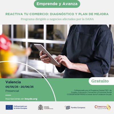 Programa dirigido a los comercios afectados por la DANA