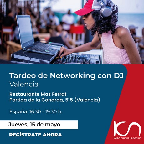 Tardeo de Networking con DJ en Valencia