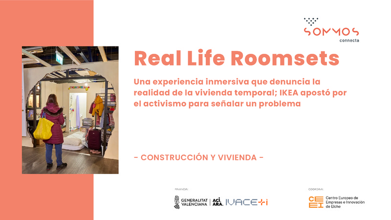 Real Life Roomsets,  experiencia inmersiva que denuncia la realidad de la vivienda temporal