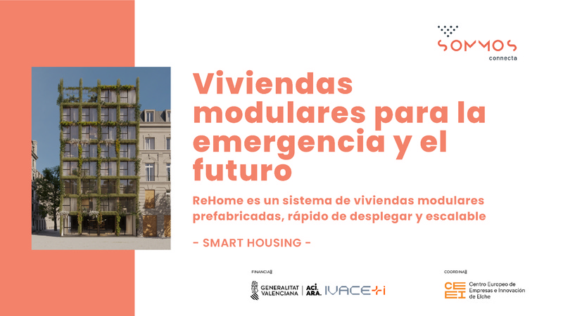 ReHome, sistema de viviendas modulares prefabricadas, r�pido de desplegar y escalable