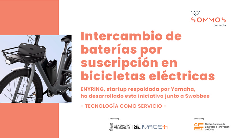 Intercambio de baterías por suscripción en bicicletas eléctricas