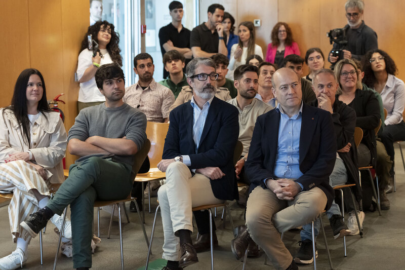 Justo Vell�n y Eloy Sentana, en el Demo Day de EmprendeTech FP