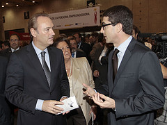 Justo Vellón Lahoz con Alberto Fabra en el DPE 2011