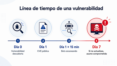 Linea de tiempo vulnerabilidad