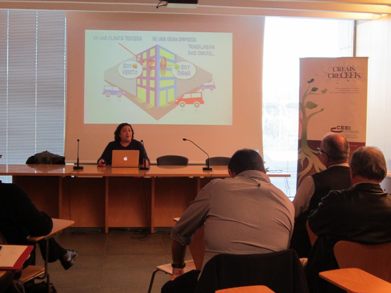 Cuatro empresas se presentan en el Desayuno de Innovaci�n. 30 de noviembre de 2012, CEEI Castell�n.