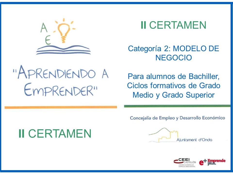 Aprendiendo a Emprender. II Categoria 2