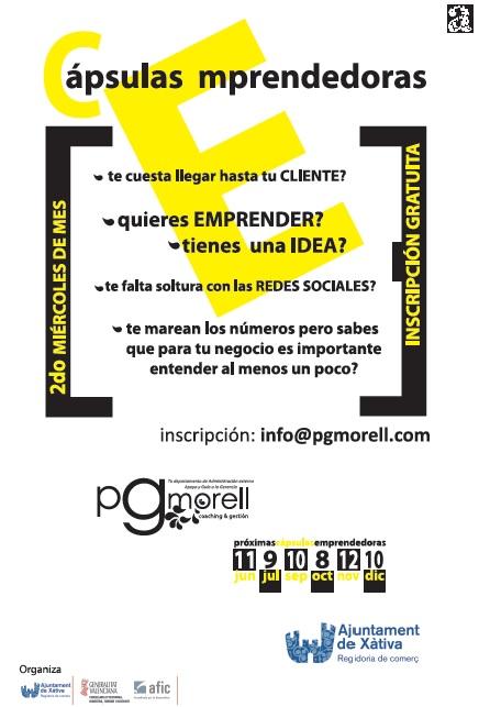 Cápsulas Emprendedoras Xàtiva - Julio