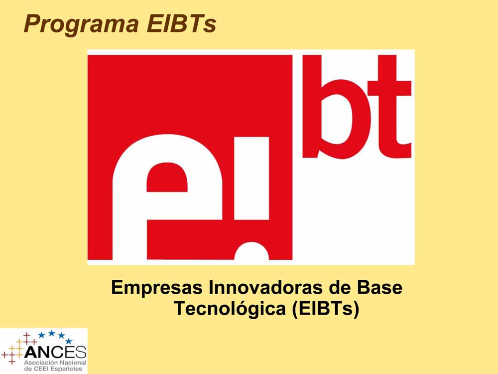 Presentaci�n del Programa EIBT