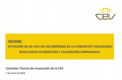 Informe Situacin de la I+D+i en las empresas de la Comunitat Valenciana