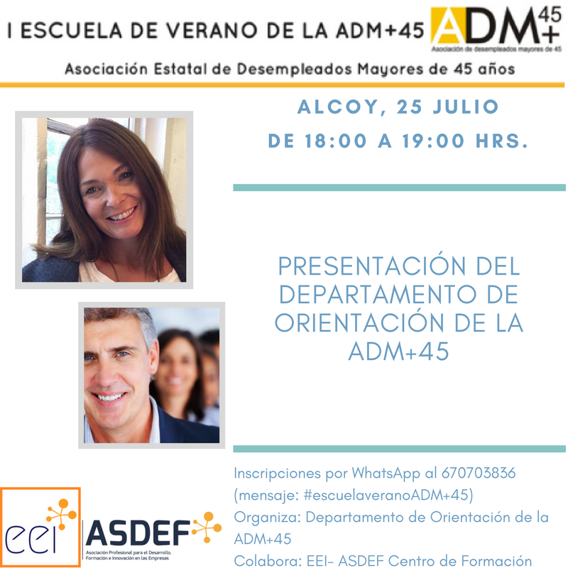 Inauguración I Escuela de Verano de la ADM+45