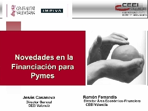 Car�tula ponencia "Novedades financiaci�n"