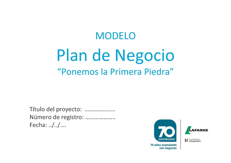 Plan de Negocio