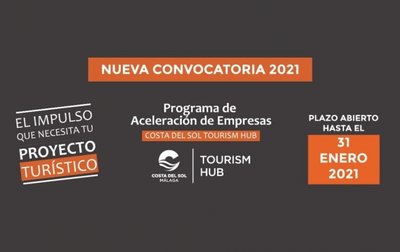 Bases 5ª edición del programa Costa del Sol Tourism Hub