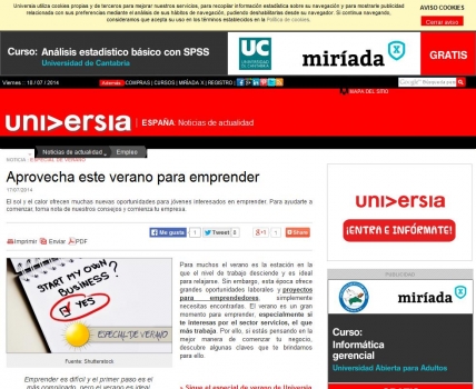 Aprovecha este verano para emprender