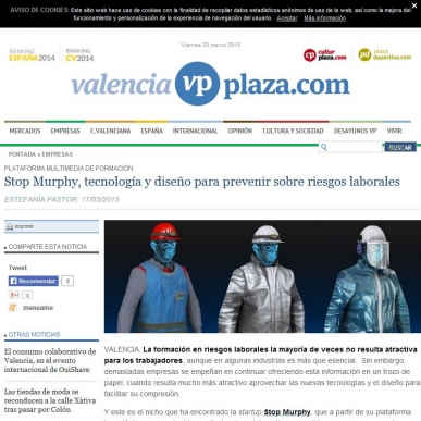 Stop Murphy, tecnolog�a y dise�o para prevenir sobre riesgos laborales