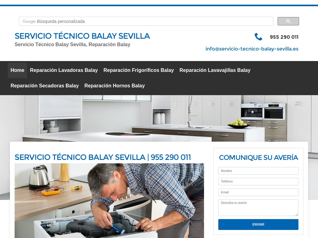 Servicio Tcnico Balay Sevilla 955 290 011