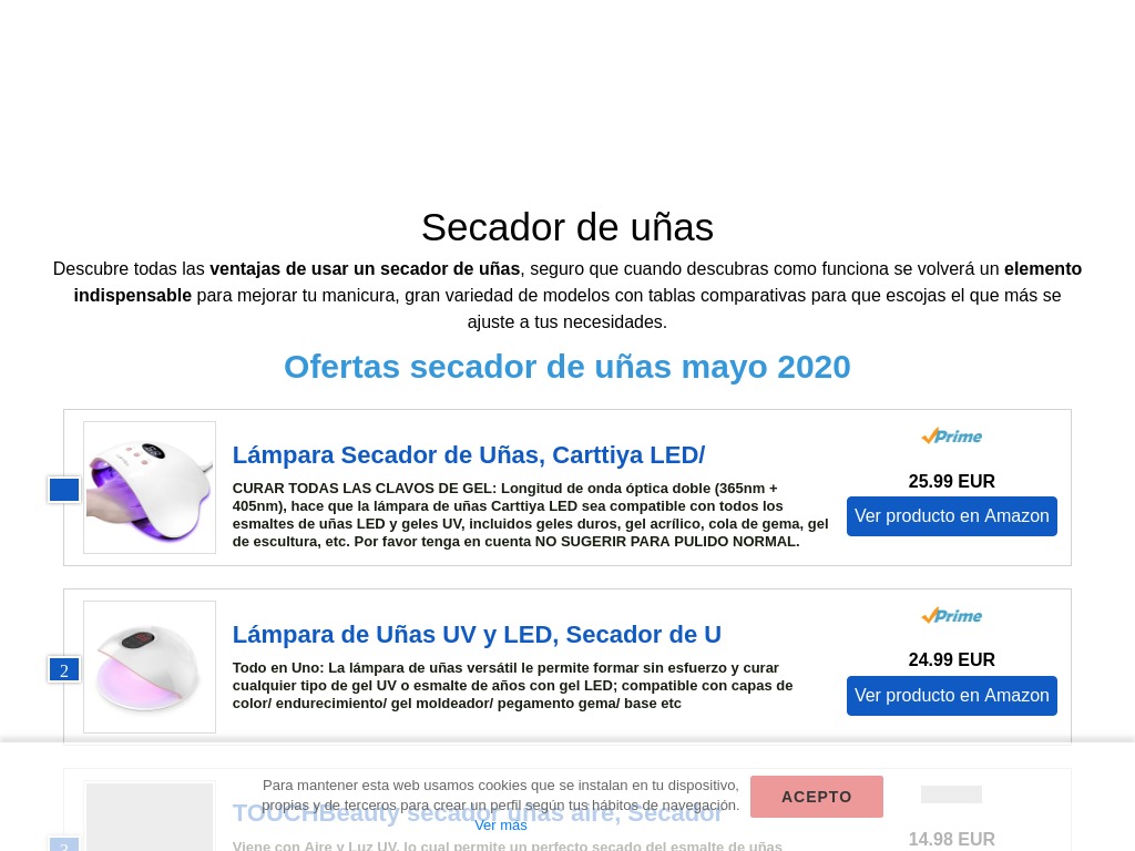 SECADOR DE UAS|Gua de compra Ofertas 2020!