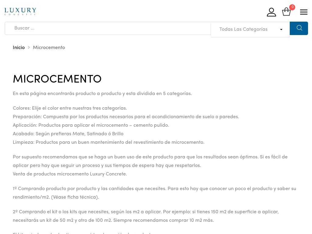 Microcemento y cemento pulido para interiores y exteriores.